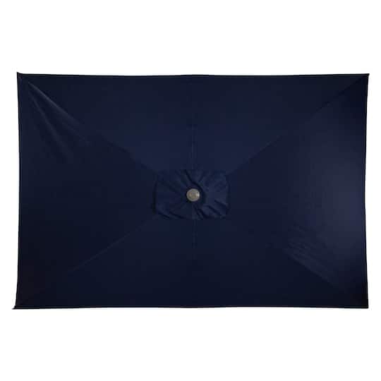 10ft. x 6.5ft. Outdoor Patio Market Umbrella with Hand Crank